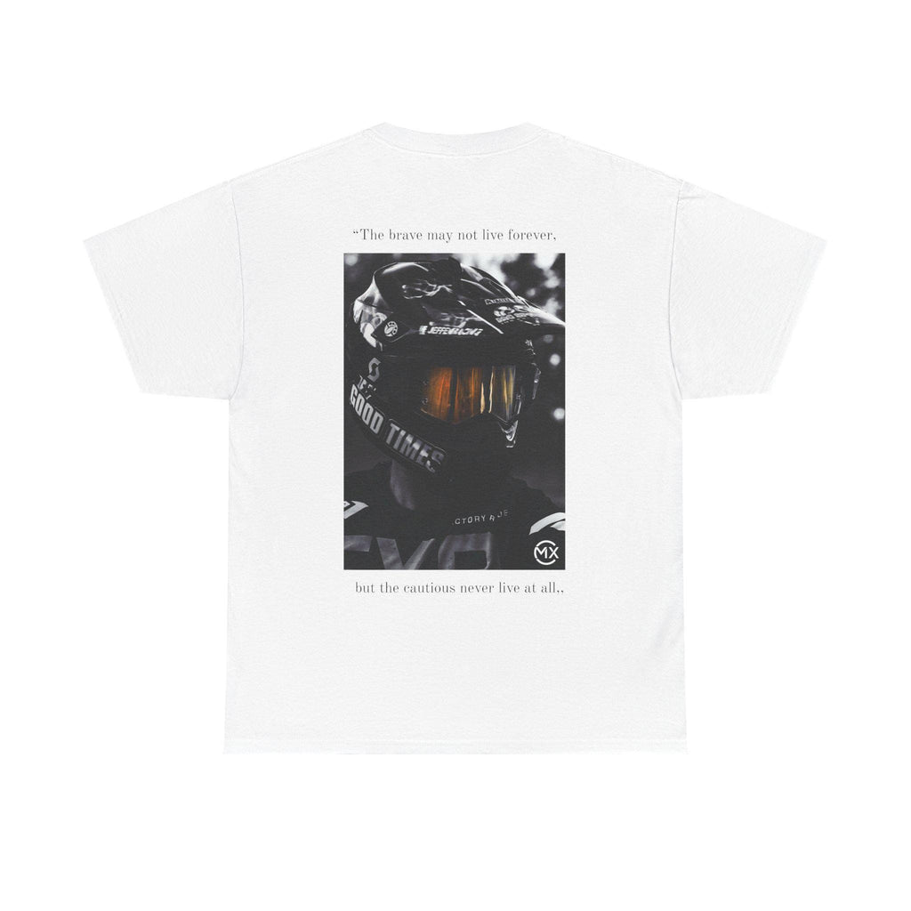 Retro Brave MX Motocross Helmet Tee | Motocross Graphic Shirt