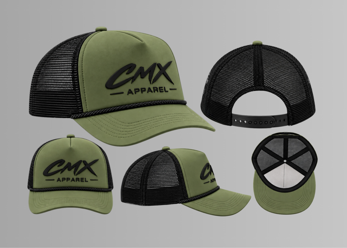 CMX Apparel Rope Cap – Military Green