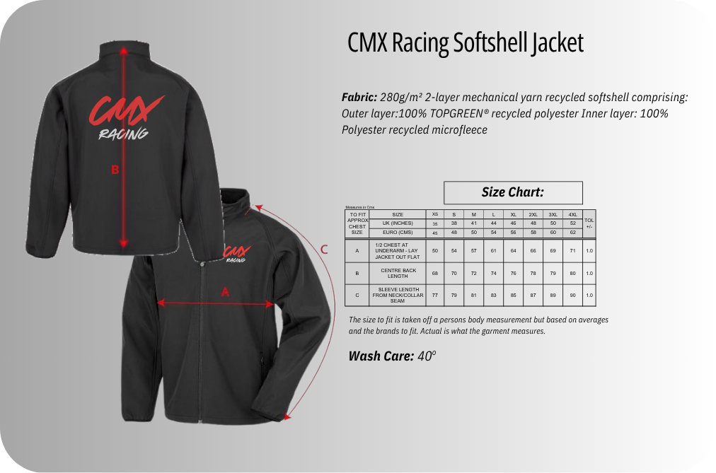 CMX Racing Softshell Jacket