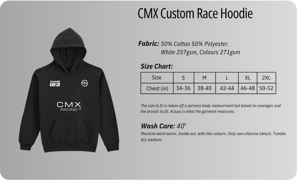 CMX CUSTOM RACE HOODIE