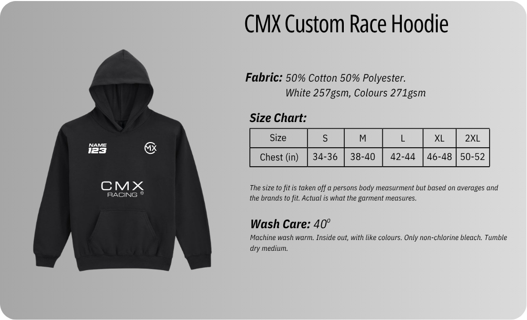 CMX CUSTOM RACE HOODIE